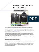 Toko Grosir Jaket Murah Di Surabaya