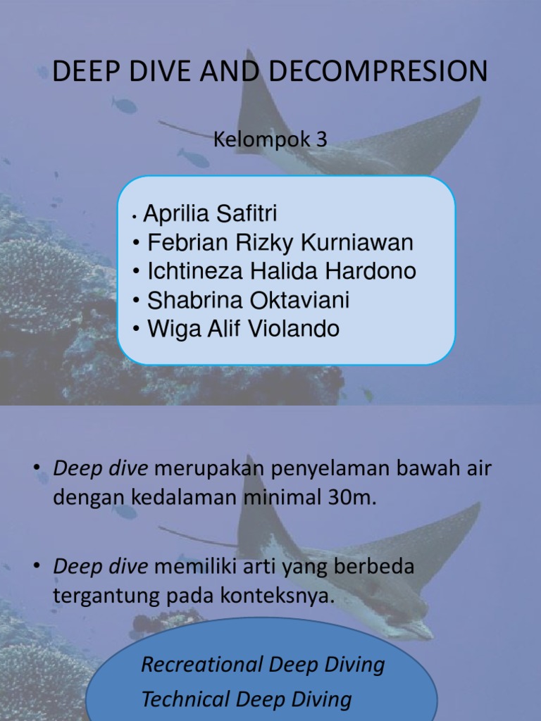 Deep Dive and Decompresion | PDF
