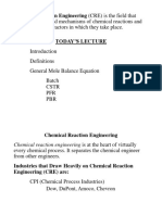 Studies The Rates and Mechanisms of Chemical Reactions and The Design of The Reactors in Which They Take Place