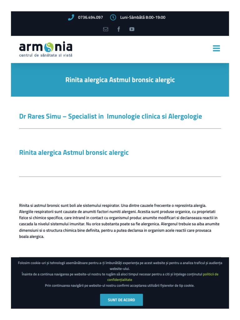 Centruldesanatatearmonia Ro Rinita Alergica Si Astmul Bronsic Alergic ...