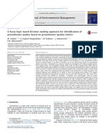 A Fuzzy-Logic Based Decision-Making Approach For Identification of Groundwater Quality Based On Groundwater Quality Indices