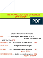 The Nature and Scope of Business Environment