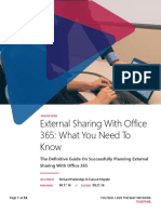 Whitepaper External Sharing With Office 365 September 2016