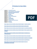 NCERT Solutions For Class 9 Maths