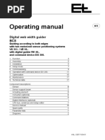 Operating Manual: en Digital Web Width Guider BCS