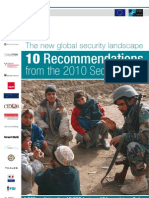 International Security Issues: 10 Recommendations From The 2010 Security Jam