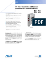 FTV10D1/FRV10D1 Fiber Transmitter and Receiver: Product Specification