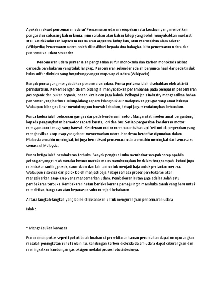 Pencemaran Udara  PDF