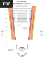 Printable Women Shoe Size Chart PDF