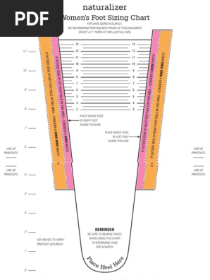 Printable Women Shoe Size Chart.pdf