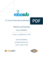 2018 RoboSub - 2018 Mission and Scoring - v01.50