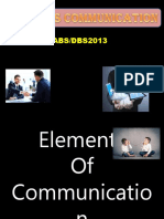 Elements of Communication - wk2