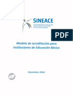 Modelo de Acreditacion para Instituciones de Educacion Basica PDF