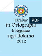 KWF Tarabay Iti Ortograpia Ti Pagsasao Nga Ilokano 2012 Kas Ar-Aramaten Ti Bannawag PDF