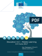 Education 4.0 - Mobile Learning: 8-9 June 2017