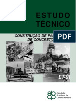 Construção de pavimentos de concreto simples