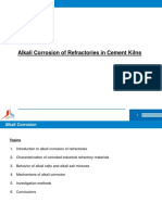 Alkali Corrosion of Refractories in Cement Kilns