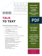 Talk To Text Flyer