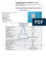 AMXW-2327-10A (2300 - 2700 MHZ Directional Wall Mount Flat Patch Panel Antenna) PDF