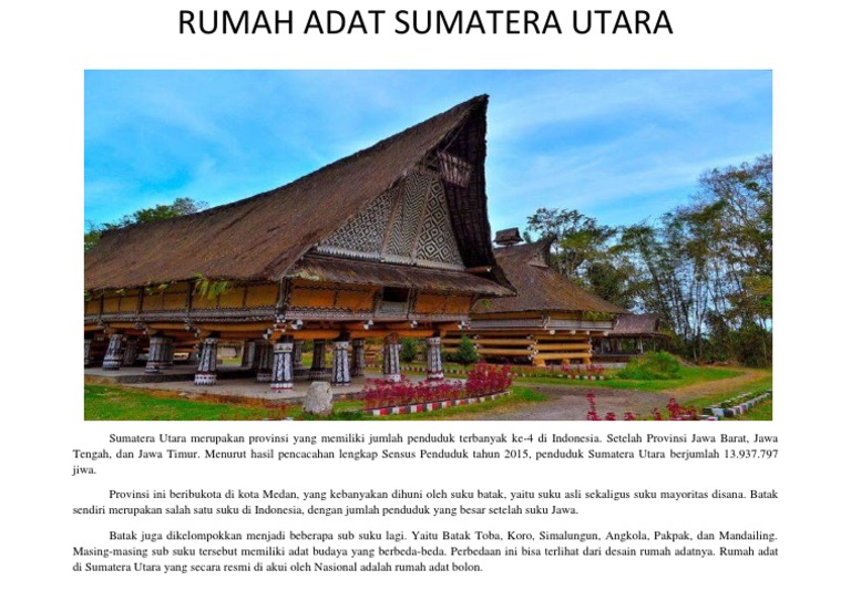 Rumah Adat Sumut