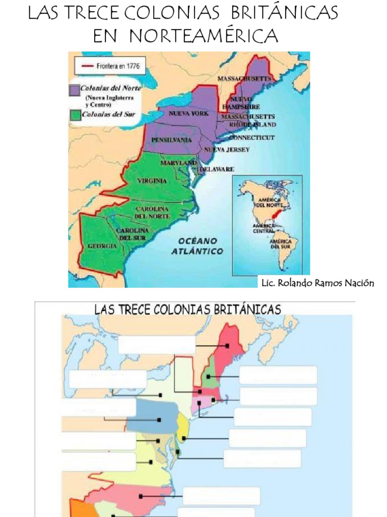 Historia colonial de los Estados Unidos | Map and Timeline, image size:768x1024