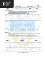 CS409 Cryptography and Network Security