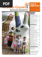 Webster Groves School District Directory 2018-19