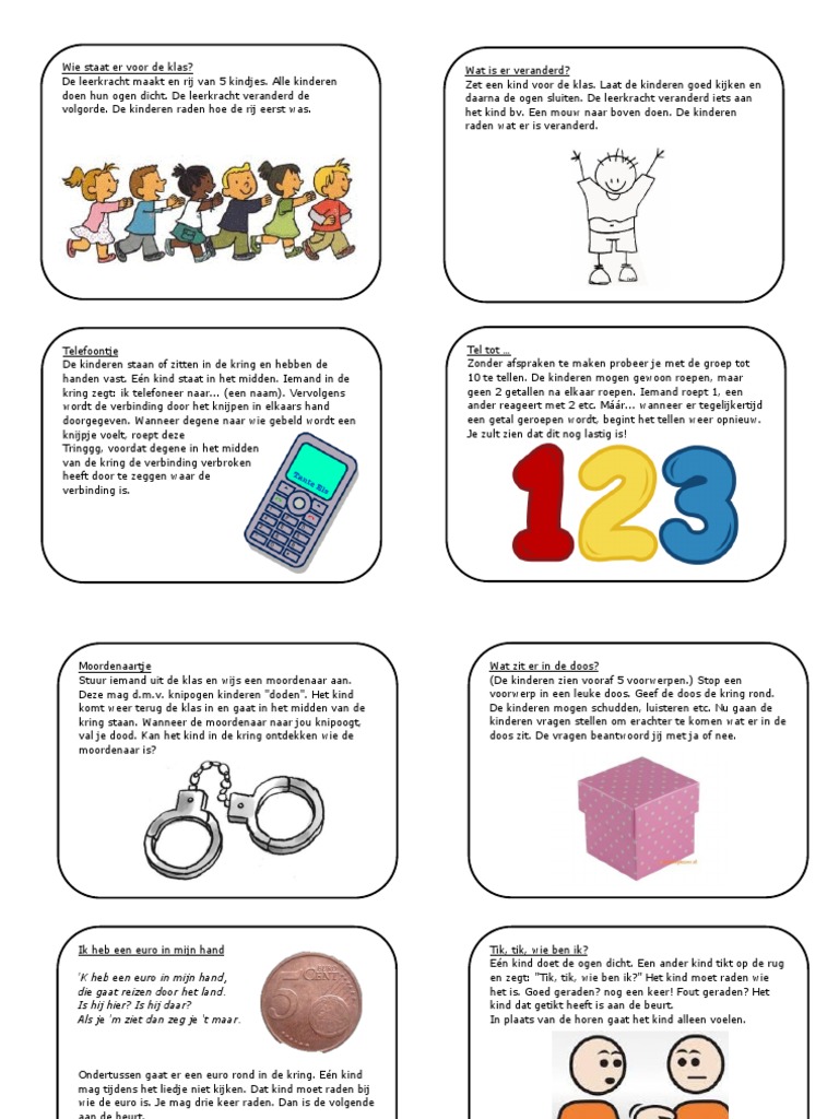 Spelletjes In De Kring Allerlei