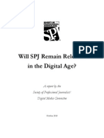 Will SPJ Remain Relevant in the Digital Age? A report from the Society of Professional Journalists