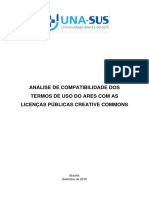 Análise da compatibilidade dos termos de uso do ARES com as licenças públicas