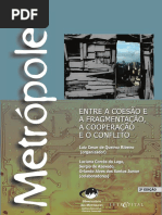 Metrópoles Entre a Coesão e a Fragmentação, A Cooperação e o Conflito