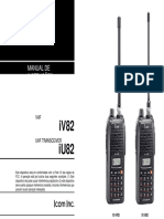 Manual Instruções VHF UHF Transceptor iV82 iU82