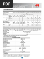 Specification Sheet XXXXDWH 17 65V IVT | PDF | Antenna (Radio ...