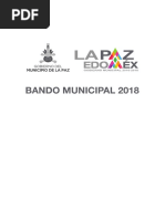 Bando Municipal 2018