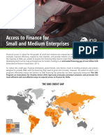 Access To Finance For Small and Medium Enterprises: The Sme Credit Gap