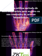 Ramiro Francisco Helmeyer Quevedo - ZKTEco Utiliza Método de Autentificación Más Seguro en Sus Controles de Acceso Biométricos