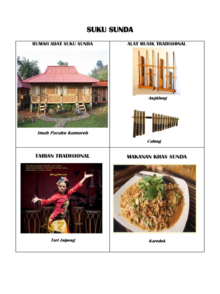 Gambar Rumah Adat Suku Sunda Rumah Adat Indonesia