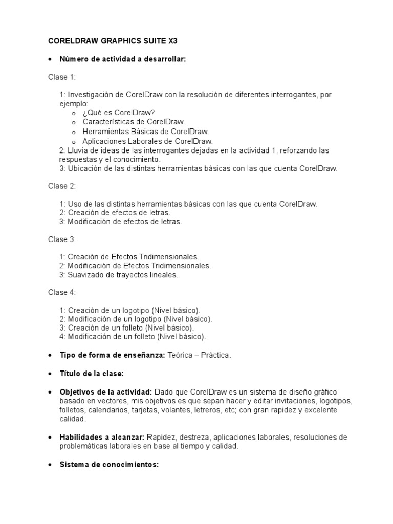 Introducción a CorelDraw X3 | PDF | Crecimiento personal y profesional ...