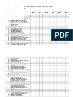 Checklist Kompetensi Dasar Perawat Baru Kamar Operasi