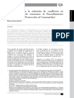 Nueva Vía para La Solución de Conflictos en Las Relaciones de Consumo: El Procedimiento Sumarísimo de Protección Al Consumidor