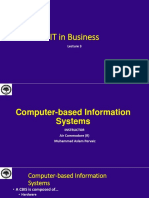 IT in B-3 Computer Based Information Systen