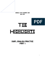 The Highlights: DWFL English Practice