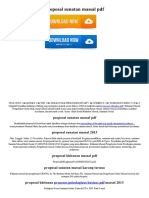 Proposal Sunatan Massal PDF