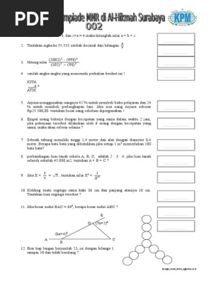 Matematika Nalaria Realistik 1 Doc