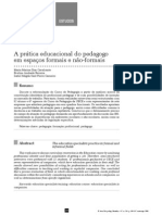 A prática educacional do pedagogo...