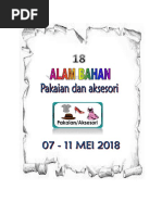 RPH 18 .... 2018 Pakaian Dan Aksesori