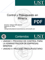 Control y Presupuesto en Mineria