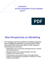 Designing Marketing Programs To Build Brand Equity