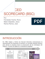 Balanced Scorecard (Bsc)