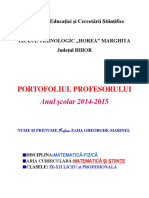 001.model de Copertă Mapa Profesorului de Matematică Liceu 2014-2015